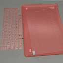 B BELK Compatible with MacBook Air 13 inch Case 2010-2017 Release Model A1466 A1369, Matte Plastic Laptop Hard Shell Case for MacBook Air 13.3 inch + Keyboard Cover + Screen Protector, Pink