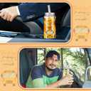 Skylety 24 Pcs School Bus Driver Gift Cup Bulk, School Bus Driver Appreciation Gifts 4 oz Plastic Cup Thank You for Always Going The Extra Mile Tumbler with Lids and Straws for Men Drivers