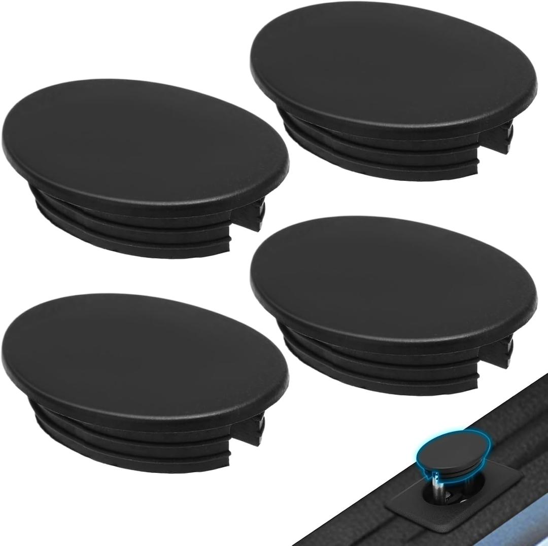 3 x Truck Bed Anchors Caps Compatible with Bull Ring Tie Down, Fit for 98-23 Ford F150, 98-23 Ford Super Duty, 88-13 Chevrolet Silverado and GMC Sierra, Not Fit 35 Degree Angle Tie Down Anchor