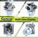 Carbhub GCV160 Carburetor for Honda GCV160 GCV160A GCV160LA GCV160LE HRB216 HRS216 HRT216 HRZ216 Carb Replaces 16100-ZM0-804 16100-ZM0-802 16100-ZM0-023 16100-Z0L-023 16100-Z0L-013 16100-Z0L-003
