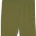 PUMA Women's Essentials 7" Logo Legging Shorts (Green, XXL)