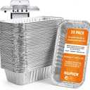 NUPICK 35 Pack Drip Pans for Char-Broil Grills 9328812P06, Grill Accessories for Char-Broil Grills, Disposable Aluminum Foil Grease Trays