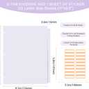 Hardcover 3 Ring 1 Inch Leather Binder, Letter Size Dividers With Tabs, PVC Zipper Pouch, Professional Organizer, Faux Lavender Purple Leather