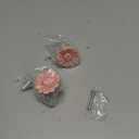 uxcell 2pcs Toilet Button Pusher, Toilet Tank Button, Crystal Toilet Flush Button Helper Pusher for Women Long Nail Pink