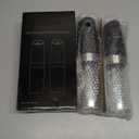 Sangcon Gravity Electric Salt and Pepper Grinder Set Shakers UPGRADED 9OZ XL CAPACITY Battery Powered Refillable Automatic One Hand Operation Adjustable Coarseness Mill Grinder Set for Kitchen