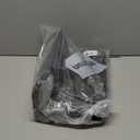 12 Pcs Under Couch Blocker for Bed Adjustable Furniture Plastic Under Bed Blocker with 30 Ties Black Couch Barriers for Dogs Pets Cats (Style 1)