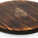 PICNIC TIME NFL Unisex NFL Lazy Susan Serving Tray, Wooden Turntable Round Charcuterie Board, Cheese Serving Platter (One Size)