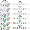 24 Sets 7 Days of Creation Craft for Kids Bible Crown Crafts DIY Coloring The Creation Story Hat for Religious Sunday School VBS Home Christian Preschool Classroom Activities