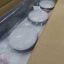 FILIMITIY Modern Bathroom Vanity Light Fixtures,4-Light Matte Black Bathroom Wall Lighting Fixtures Over Mirror, Dimmable 5CCT LED Vanity Lights with Acrylic Shades