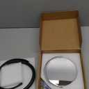 Double Sided Mirror to See Back of Head Self Haircut Mirror 360 Rotating, 6.7" Standard and 5X Magnification, Self Cut Hands Free, Adjustable Neck Strap for Hair Cutting Braiding Makeup Travel