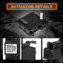 HVAC Blend Door Actuator Fits for 2002-2004 Ford Expedition, 1995-2011 Ranger, 1995-2002 Explorer, Mercury Mountaineer, Lincoln Navigator, Heater Air Door Actuator Motor, Replace# 604-202,F77Z19E616AA