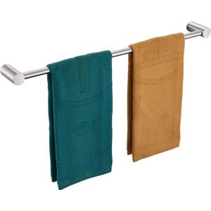 KOKOSIRI Bath Towel Bar for Bathroom 20 Inches Brushed Nickel Towel Rack for Lavatory Wall Mounted Bathroom Accessories Stainless Steel, B4007BR-L20