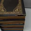 Tosnail 2 Pack Decorative Book Boxes Wooden Antique Book Decorations Vintage Storage Box