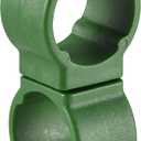 uxcell Gardening Universal Clip, PP Plastic Rotatable Trellis Connector Bracket Parts for 20mm Dia Plant Stakes 24pcs