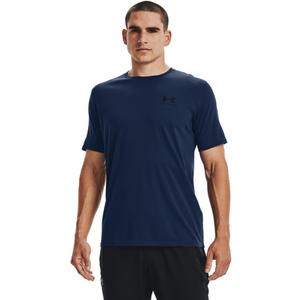 Under Armour Men's Sportstyle Left Chest Short Sleeve T-Shirt (X-Large Tall, Navy