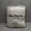 Bedsure Gentlesoft Sherpa Fleece Throw Blanket for Couch - Fluffy & Cozy Cable Jacquard Tufted Throw for Women Gift, Thick and Warm Christmas Blanket for Winter, Cream, 50x60 Inches