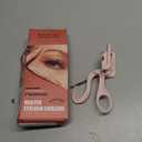 Heated Eyelash Curler Fast Heat Up in 5s - C-Shaped Eyelash Curler for 24H Long Lasting Curls - Safe Anti-Burn Rechargeable Electric Lash Curler Elevate Your Beauty with Stunning Lashes (Pink, L)