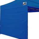 Eurmax USA Instant Canopy Sun Wall Tent Tarp Shelter 8x8, 1 Pack Sidewall (Blue)