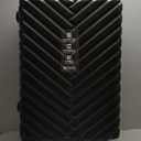 Kenneth Cole REACTION Madison Square Lightweight Hardside Chevron Expandable Spinner Luggage, Black, (28-Inch Checked)