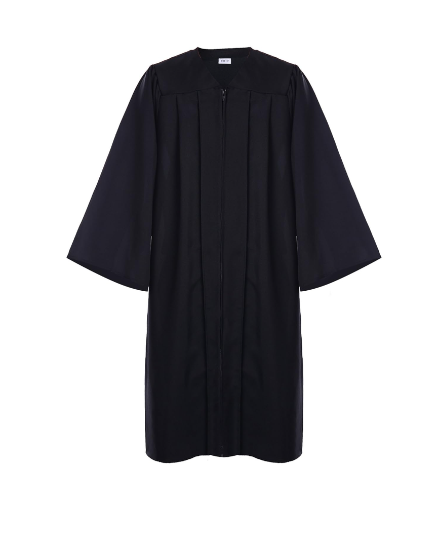 Graduate Pro Unisex Premium Matte Graduation Gown Only M