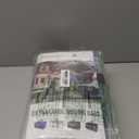 12 Pack Extra Heavy Duty Large Moving Bags with Strong Zipper & Comfortable Handles, Sturdy & Durable Clothes Storage Bags Totes Bins, Packing Moving Boxes for College Supplies, White