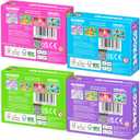 QUOKKA Puzzles for Toddlers 3-5 Shimmer 4-Pack 30 Pieces Puzzles for Kids Ages 2-4 - Fairy Tale Jigsaw Set with Princess Unicorns for Kids 4-6 Years, Gift for 3 Year-Old Boy Girl, FSC Certified Toy
