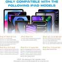 Stylus Pen for iPad 2018-2025, 20-Mins Fast Charge for Apple Pencil with Tilt & Palm Rejection, Active Digital Pens Compatible with iPad 6-10th Gen/A16, Pro 13"/12.9"/11/M4, Air 3/4/5/M2/M3, Mini 5/6 (White)