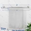 Alise Double Towel Bar, 32" SUS304 Stainless Steel Towel Racks for Bathroom, Long Bathroom Towel Rack Wall Mounted, Heavy Duty Towel Holder, Brushed Nickel