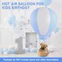 3FT Hot Air Balloon Decorations, Inflatable BabyShowe!Decoration Balloon for Baby Birthday PartyweddingExhibitions, Air Pump Inclued (Blue)