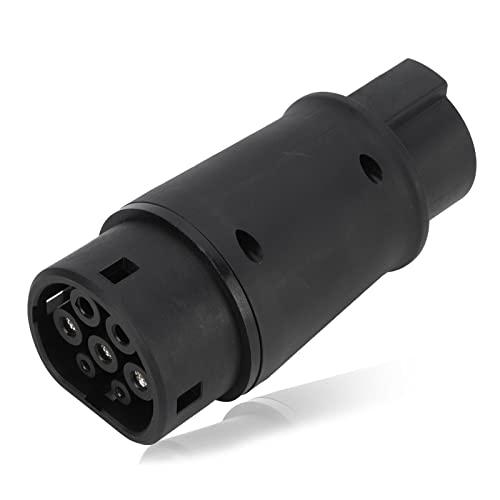 Adaptador Ccs1 A Ccs2,Type 1 to 2 Charger Adapter,EV Connector,Electric Vehicles Charging Adapter Type 1 to Type 2 Adapter IP54 16A/32A 230V Universal Charging Station Plug