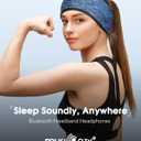 MUSICOZY Bluetooth 5.4 Headband Headphones for Sports and Sleep, Wireless Sleeping Eye Mask Earbuds Earphones for Side Sleepers Workout Running Cool Tech Gadget Unique Gift