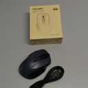 TECKNET Wireless Mouse (BT5.0/3.0 & 2.4G) Rechargeable 4800 DPI Silent USB A & Bluetooth Mouse 6 Buttons, Wide Compatibility - Grey