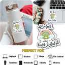 2 x (3 Pcs) Relax Nothing is Under Control Sticker Funny Inspirational Quote Decal with Sloth, Waterproof Vinyl for Laptop, Water Bottle, Car, Window, Tumbler, 3 Inch