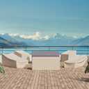 Waterproof Outdoor Sofa Cover, Heavy Duty Outdoor Couch Cover, Large Lawn Patio Furniture Covers with Adjustable Cord Lock, 600D Heavy Duty Oxford Cloth (Gray, 79"W x 38"D x 35"H-1Pack)