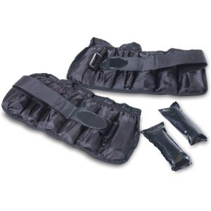 CAP Barbell Adjustable Ankle Weights Black, 10-Pound