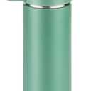 Stainless Steel Thermo 500ml/16.9oz Vacuum Insulated Bottle with Cup for Coffee Hot drink and Cold drink water flask.(Green,Single)