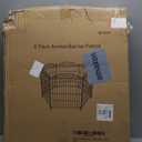 No Dig Decorative Garden Fence 6 Panel - 30in H x 11.8ft L, Tall Animal Barrier for Dogs Rabbits, Rustproof Metal Wire Panels for Yard, Patio, and Outdoor Border Use