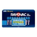 Rayovac High Energy AA Batteries (16 Pack), Double A Alkaline Batteries