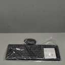 Wireless Keyboard and Mouse Combo, Full Size Silent Ergonomic Keyboard and Mouse, Long Battery Life, Optical Mouse, 2.4G Lag-Free Cordless Mice Keyboard for Computer, Mac, Laptop, PC, Windows (Black)