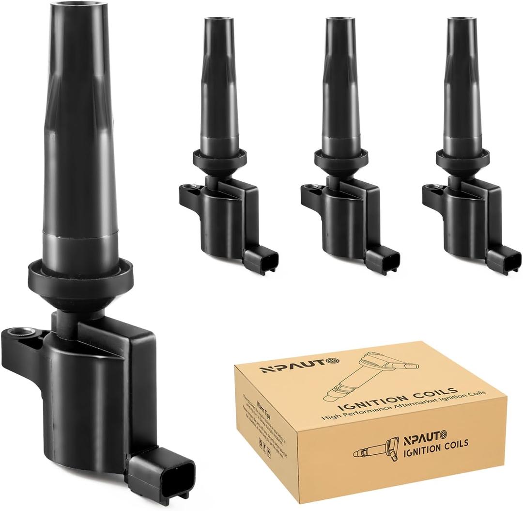 Ignition Coils Pack Replacement for 2.0 2.3 2.5 Ford Focus Escape Ranger 2005 2006 2007 2008 2009 2010 2011 2012 2013 2014 2015 2016 2017 2018 2019, Mazda 3 Tribute Mercury Mariner, FD505 C1453, 4pcs