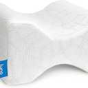Luna Orthopedic Knee Pillow | Memory Foam - Side Sleeper Pillow for Hip Pain & Lower Back Pain Relief | Post Surgery Pillow, Sciatica Pain Relief Pillow for Adults | Knee Surgery Gifts (Standard)