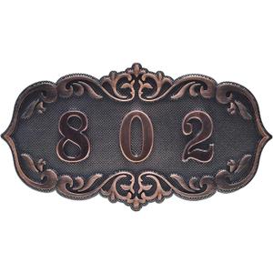 Door Number Plate, Apartment Door Number Sign, House Number Plaques with 14 Numbers