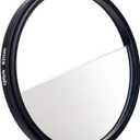 82mm Camera Lens Filters, Split Diopter Diffuser Filter Dreamy Fog Effect Photography Prism Accessories (82mm half moon)
