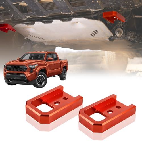 Tow Hooks for Tacoma 2024-2026 for 4Runner 2025-2026, Front Tow Hook for Tacoma 2025 Accessories - Reddish Orange