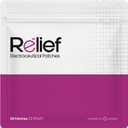 Relief Patch - Water-Resistant Adhesive, Electroceutical Relief - Versatile Daily Comfort, Long Lasting - Neck, Joints, Back, Knee, Shins, Bumps - 20 Pack (Large Tan Patches)