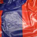 YIYI Inflatable Snow Sled with Handles, Red/Blu