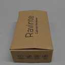 Ravinte 10 Pack Solid 3 Inch Center to Center Slim Square Bar Drawer Handles Cabinet Hardware - Black Matte Pulls for Kitchen and Drawers