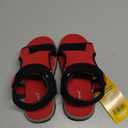 EVEREST Boys kid Sz 13 textile upper sandals red Black cushioned