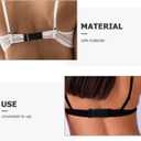 2 x NOLITOY Sports Bra Strap Extender with 5-Hole Adjustable Hook Comfortable Back Closure for Yoga Workout and Everyday Support