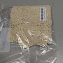 Handmade Crochet Flowers Cotton Wire Table Runners Tablecloth Sofa Towel Decorative Towel Beige (15.5*27.5inch)